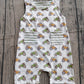 Baby Boys Kids Dogs Tractors Pockets Romper Summer Clothes RTS
