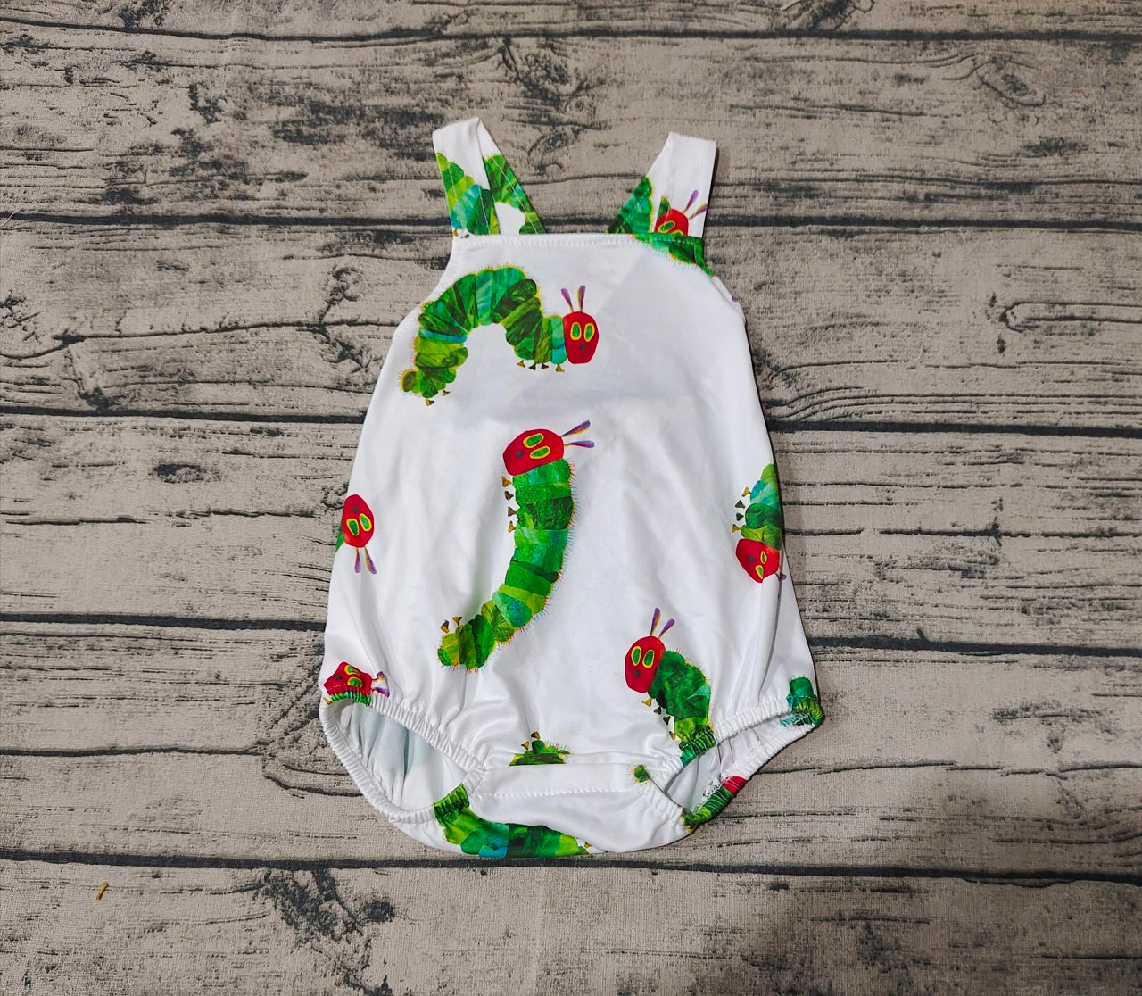 Baby Kids Caterpillar Straps Summer Romper