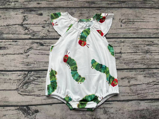 Pre-order Baby Girl Caterpillar Summer One Piece Romper