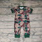 Baby Boy Short Sleeves Infant Duck Camo Button Romper