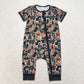 Boys Infant Short Sleeves Deer Ducks Camo Sibling Bamboo Zipper Romper RTS