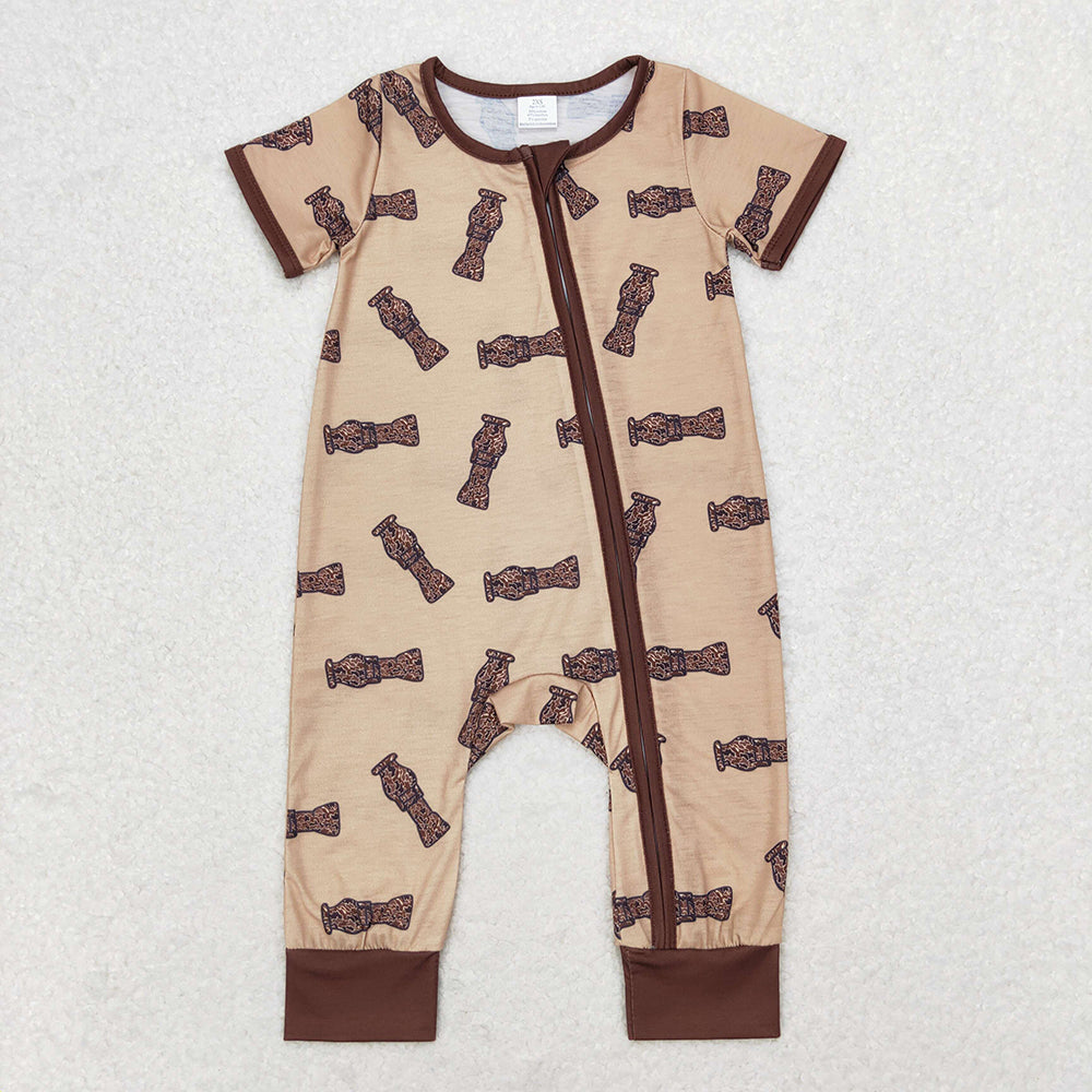 Baby Boy Camo Tools Sibling Brother Bamboo Pajamas Set