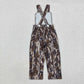 Sibling Baby Boys Kids Camo Print Straps Pants Jumpsuit RTS