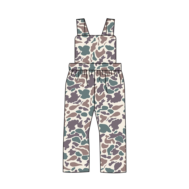Pre-order Baby Boy Camo Straps One Piece Jumpsuit