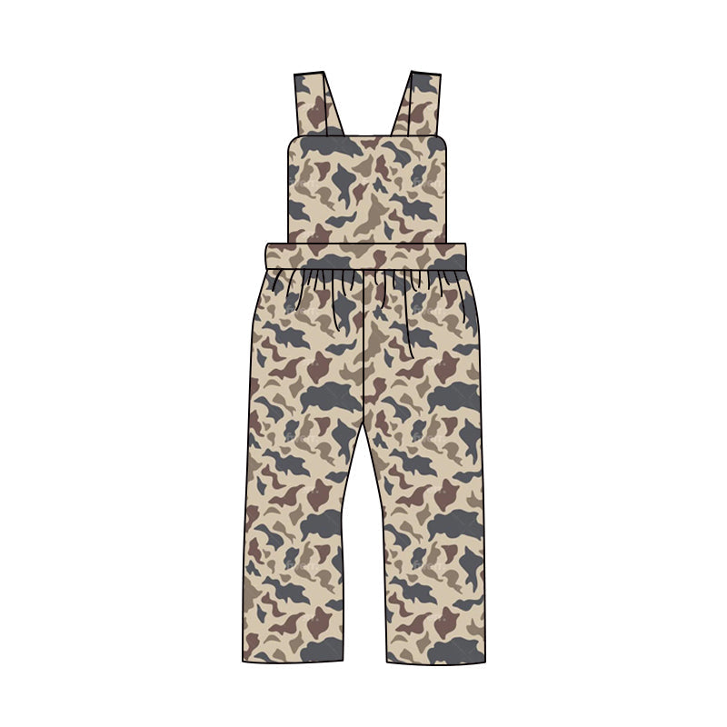 Pre-order Baby Boy Camo Sleeveless One Piece Jumpsuit