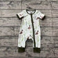 Baby Boy Infant Short Sleeves Ducks Zipper Romper