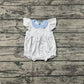 Baby Girl Infant Short Sleeves Easter Rabbit Bubble Romper