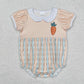 Baby Boy Girl Kids Easter Carrots Sibling Romper Dress Set RTS