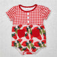 Baby Girl Strawberry Flower Sbling Summer Romper Dress Clothes RTS