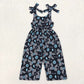 Sibling Baby Girls Kids Sleeveless Bows Pants Jumpsuits RTS