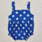 Sibling Baby Girls Infant Sleeveless Bows Summer Bubble Rompers Clothes RTS