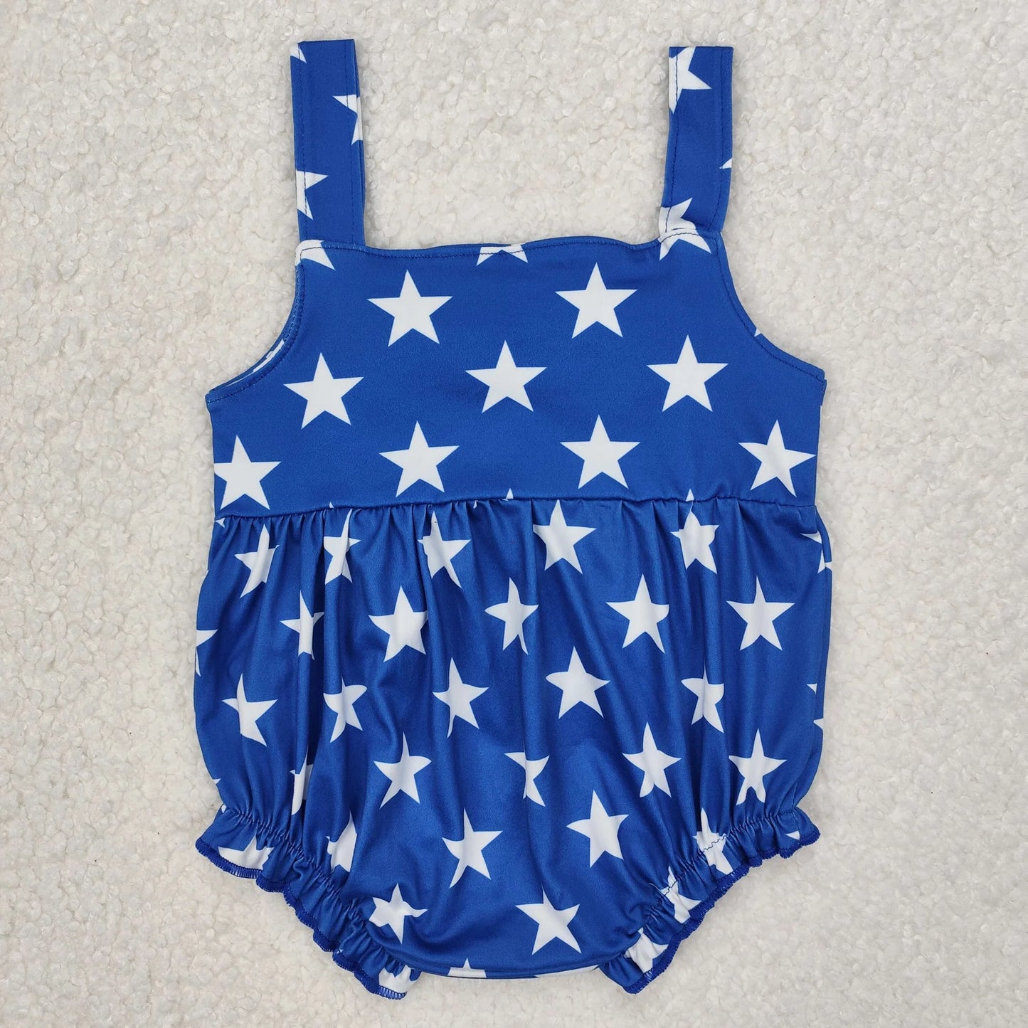 Sibling Baby Girls Infant Sleeveless Bows Summer Bubble Rompers Clothes RTS