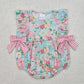 Baby Girl Short Sleeves Flower Sibling Romper Dress Outfit Clothes RTS