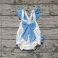 Preorder Baby Girl Short Sleeves Bows Bubble Ruffle Romper ( No moq )