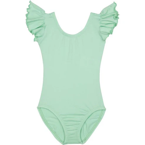 Preorder Baby Girl Short Sleeves Summer Green Dance Romper ( Moq 5 )