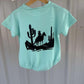 Preorder Baby Boy Infant Short Sleeves Western Rodeo Cactus Bubble Romper ( Moq 5 )