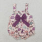 Sibling Baby Girls Infant Sleeveless Bows Summer Bubble Rompers Clothes RTS