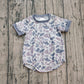Boys Infant Short Sleeves Grey Camo Bubble Romper RTS