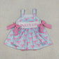 Sibling Baby Kids Straps Mama's Girls Bows Ruffle Dress Romper Summer Clothes RTS