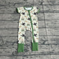 Baby Boys Short Sleeves Ducks Green Zipper Sleeper Hunting Romper RTS