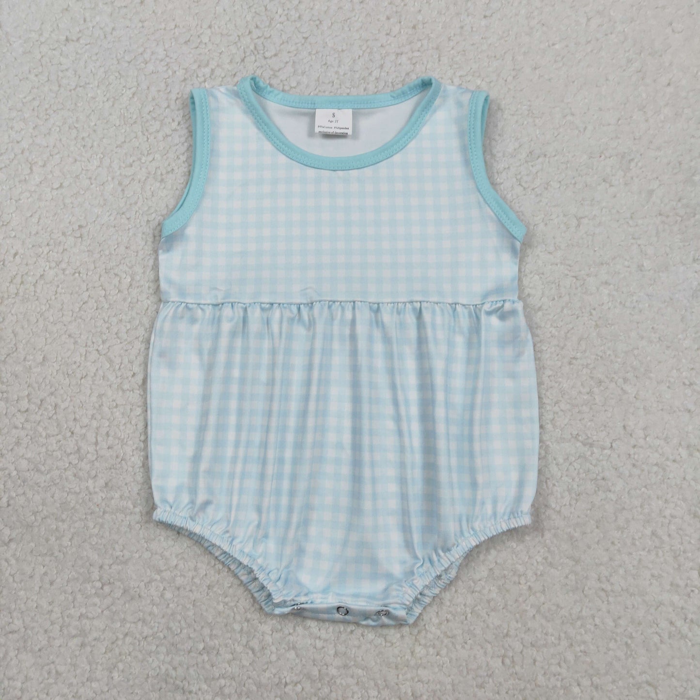 Sibling Baby Boys Girls Infant Summer Bubble Rompers Clothes RTS