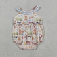 Sibling Baby Girls Kids Farm Animals Flower Tunic Ruffle Shorts Sets Rompers Clothes RTS