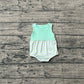 Baby Boys Infant Sleeveless Stripes Green Bubble Romper RTS