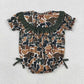 Sibling Baby Boys Girls Sleeveless Embroidery Mama's Daddy's Camo Rompers Clothes
