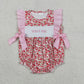 Sibling Baby Girls Kids Short Sleeves Embroidery Mama's Daddy's Flower Rompers Sets Clothes