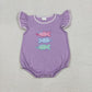 Sibling Baby Boys Girls Embroidery Fish Stripes Rompers Sets Summer Clothes RTS