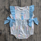 Baby Girls Infant Western Boots Bows Ruffle Bubble Romper RTS