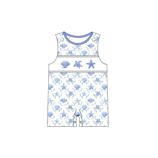 ( Moq 5 ) Preorder Baby Boys Kids Sleeveless Shell Summer Romper