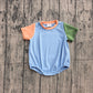 Baby Boys Infant Short Sleeves Cotton Bubble Romper Clothes RTS