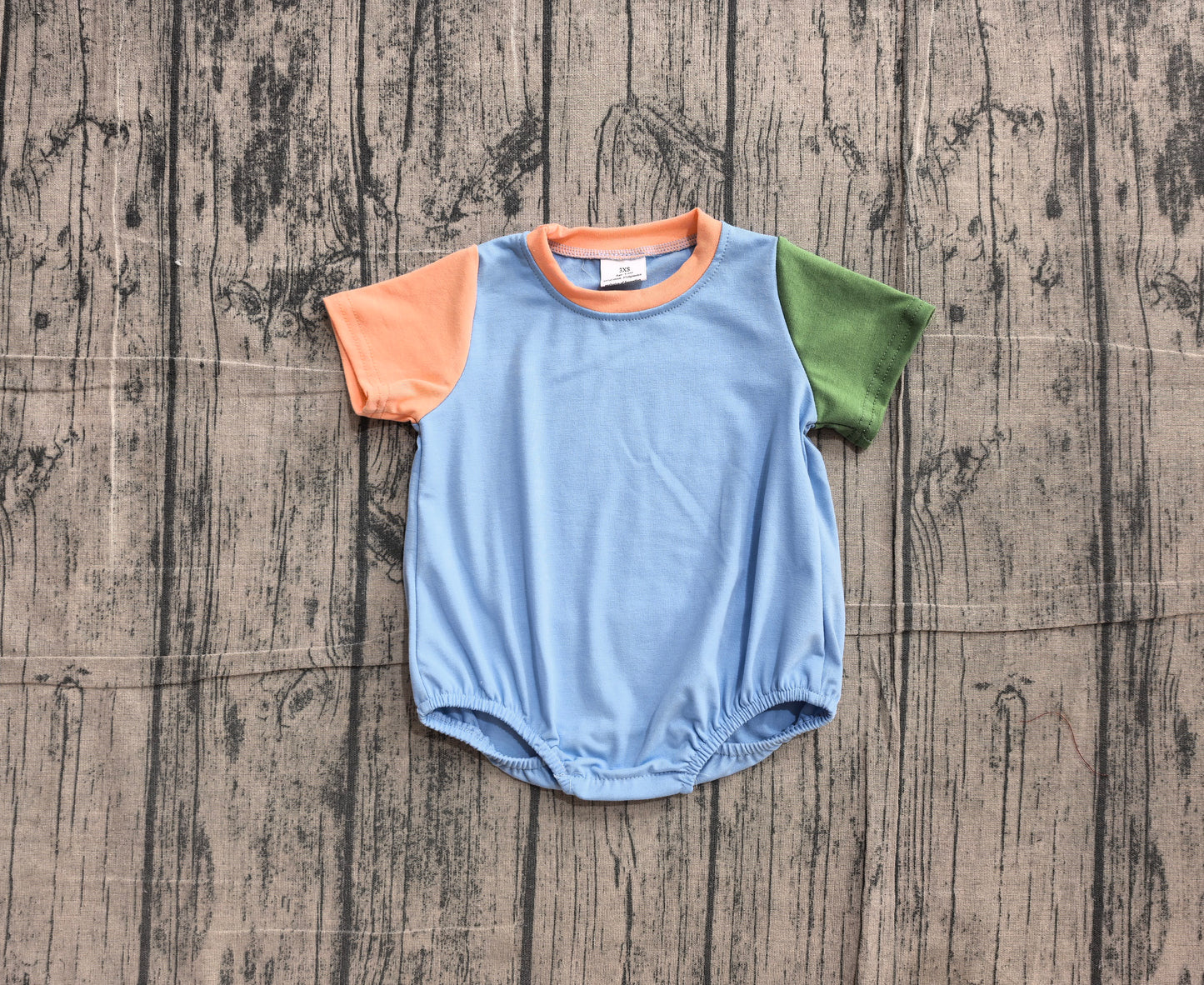 ( No moq ) Preorder Baby Boys Infant Short Sleeves Cotton Bubble Romper Clothes