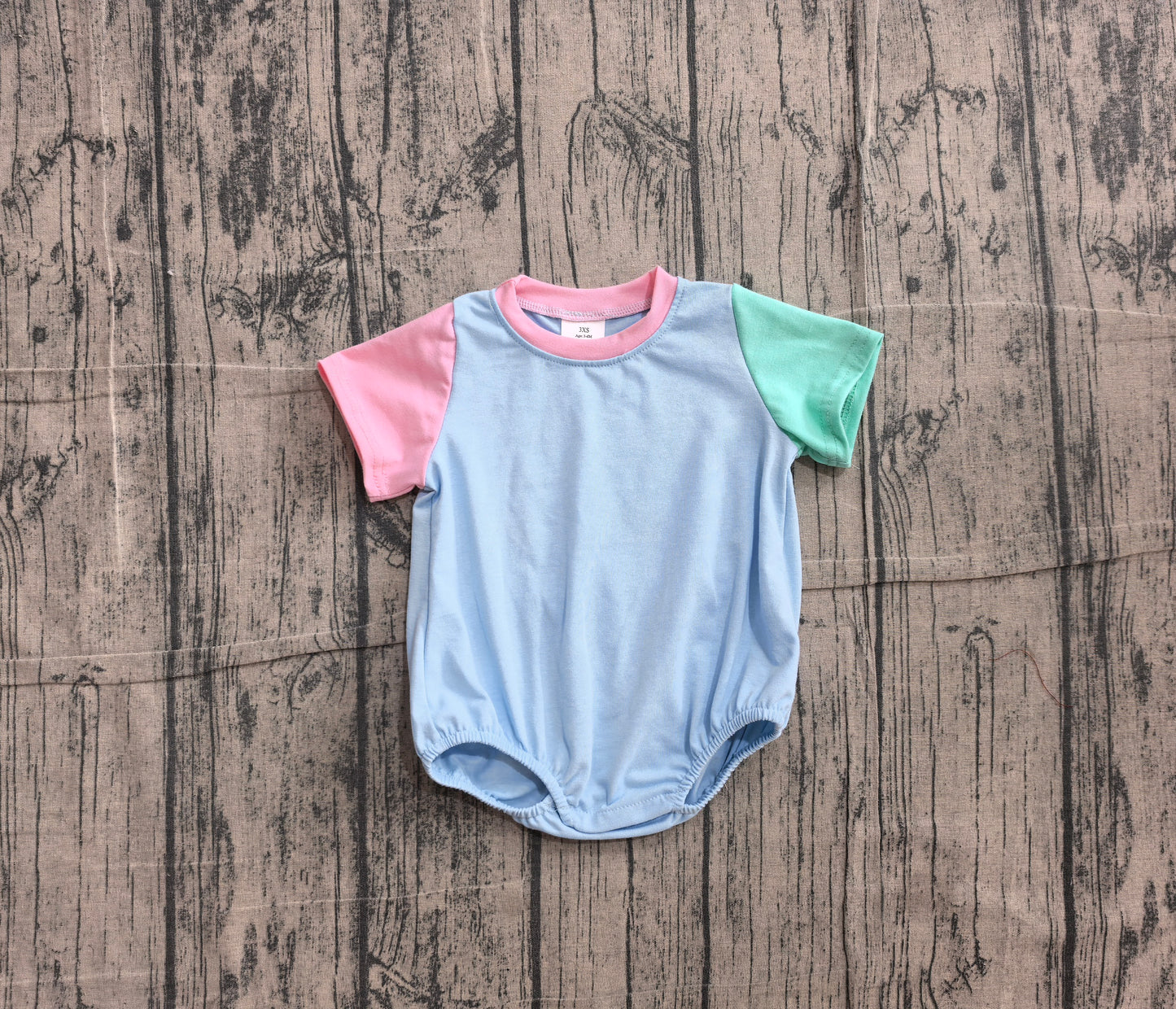( No moq ) Preorder Baby Kids Infant Short Sleeves Cotton Bubble Romper Clothes