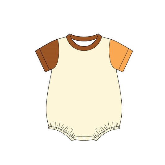 ( Moq 5 ) Preorder Baby Boys Infant Cotton Short Sleeves Bubble Romper Clothes