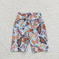 Baby Girl Toddler Stripes Leopard Summer Sibling Biking Shorts RTS