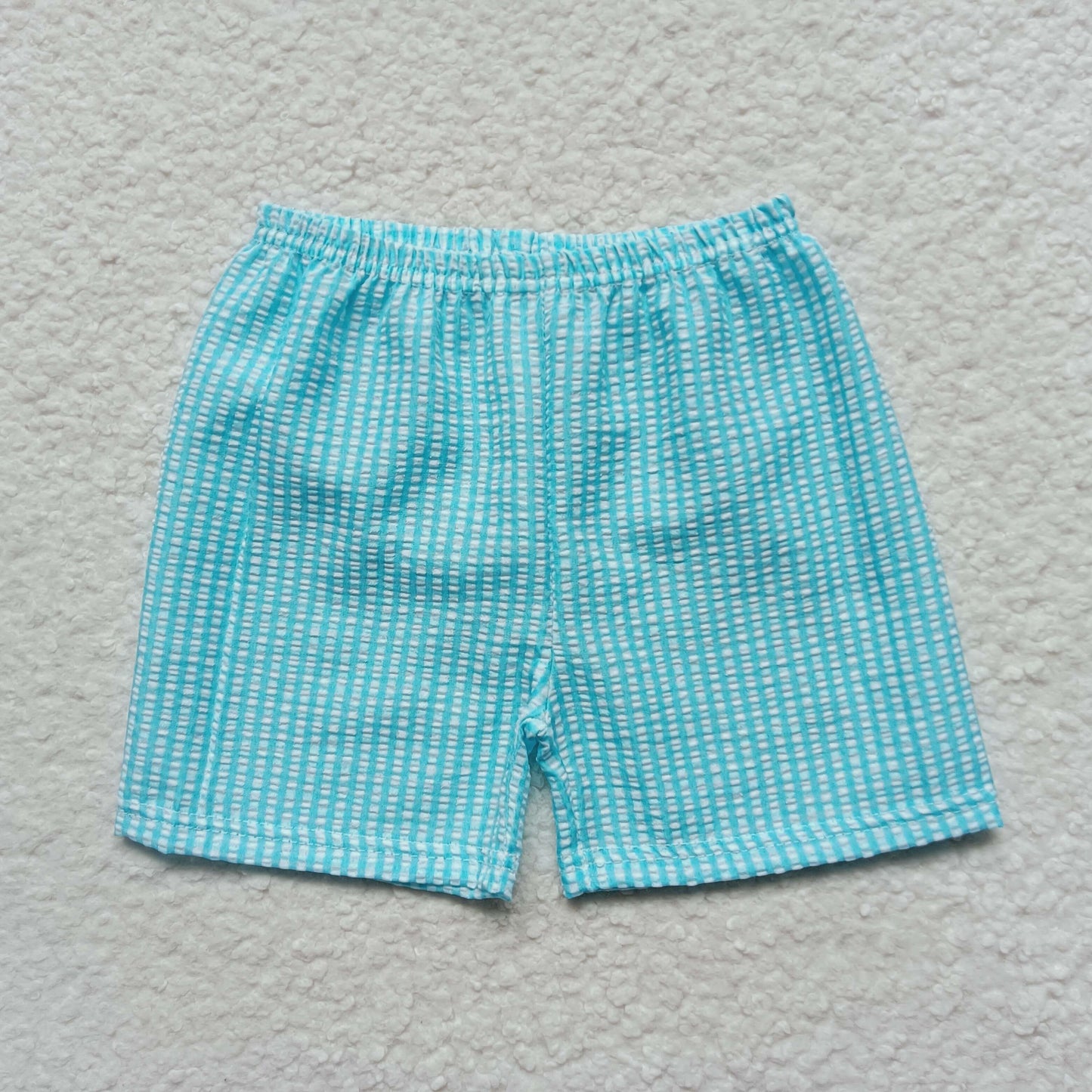 Baby Kids Toddler Plaid Seersucker Summer Shorts Sibling Wear