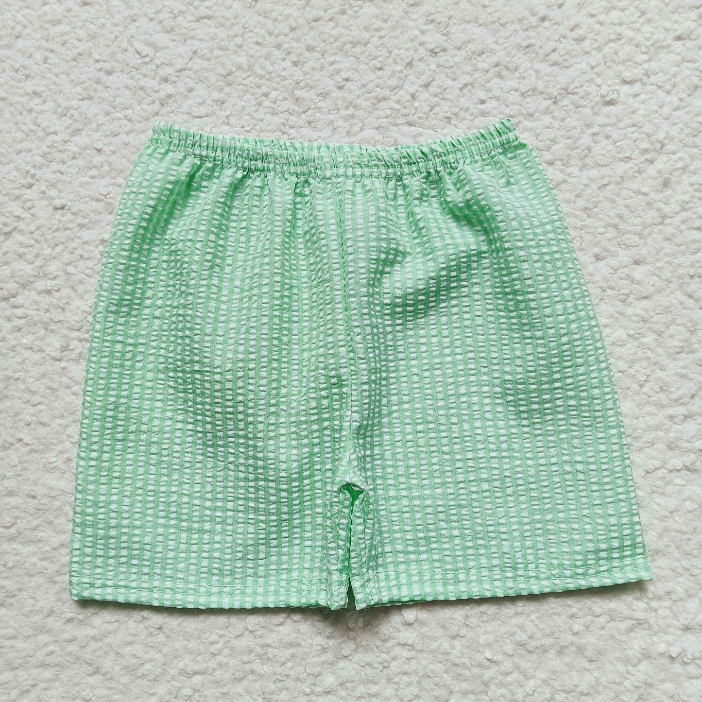Baby Kids Toddler Plaid Seersucker Summer Shorts Sibling Wear