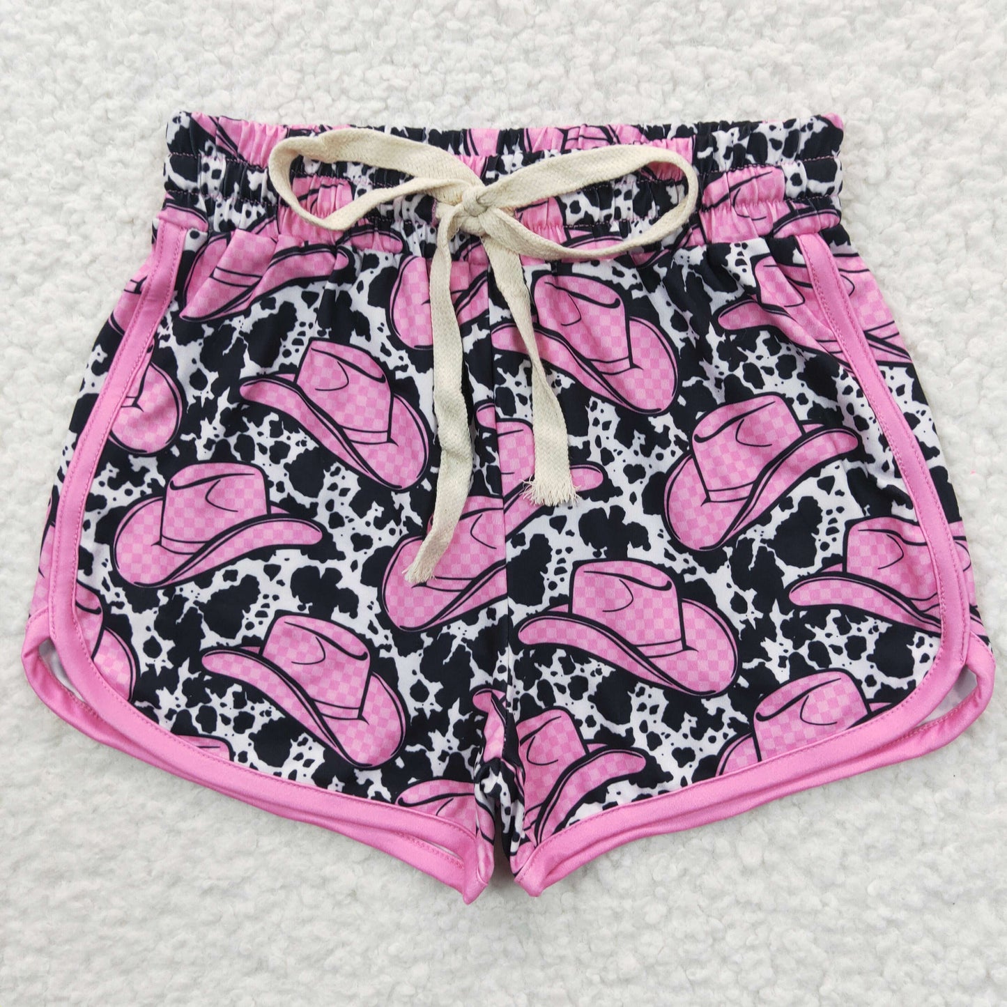 Baby Girl Kids Western Cow Horse Sports Sibling Bottoms Shorts RTS