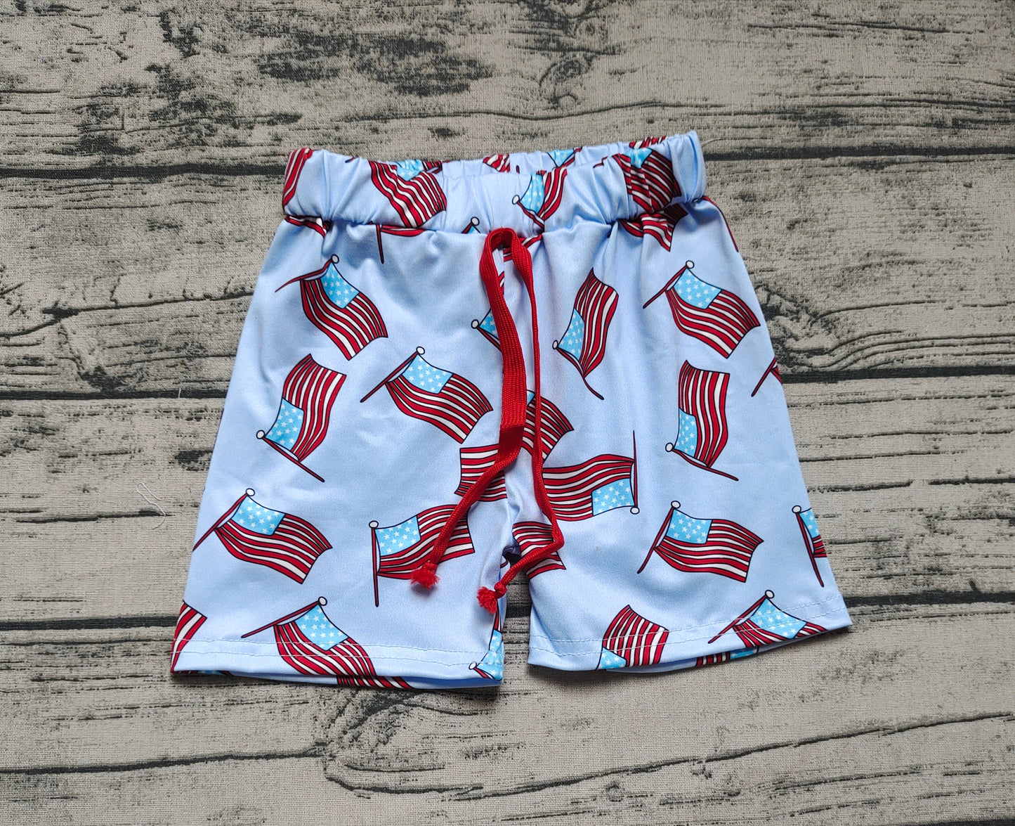 Baby Boys Flag 4th Of July Summer Bottoms Shorts