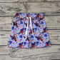 Baby Boy Summer Western Cow July 4th Shorts