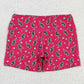 Baby Girl Plaid Leopard Cactus Biking Sibling Shorts Bottoms RTS