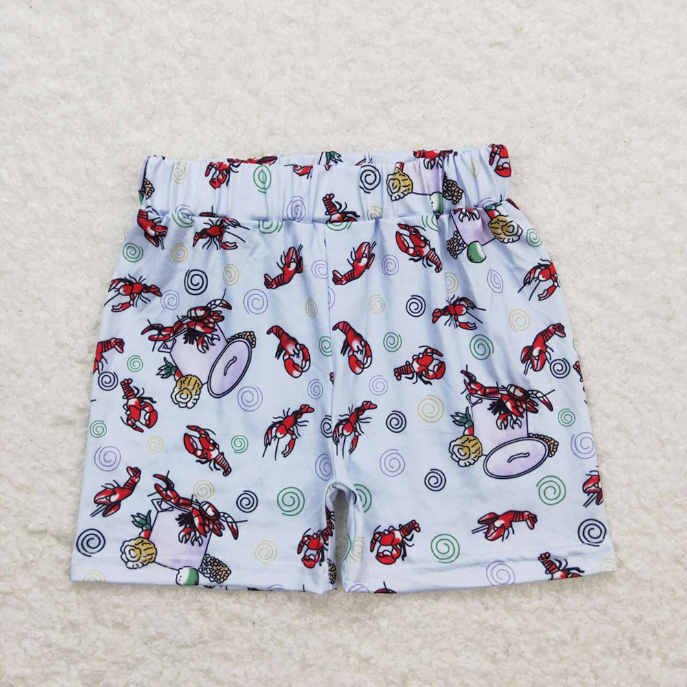 Baby Boy Summer July 4th Trucks Cow Sibling Shorts RTS