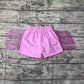 Baby Girl Summer Pink Tassel Leather Shorts