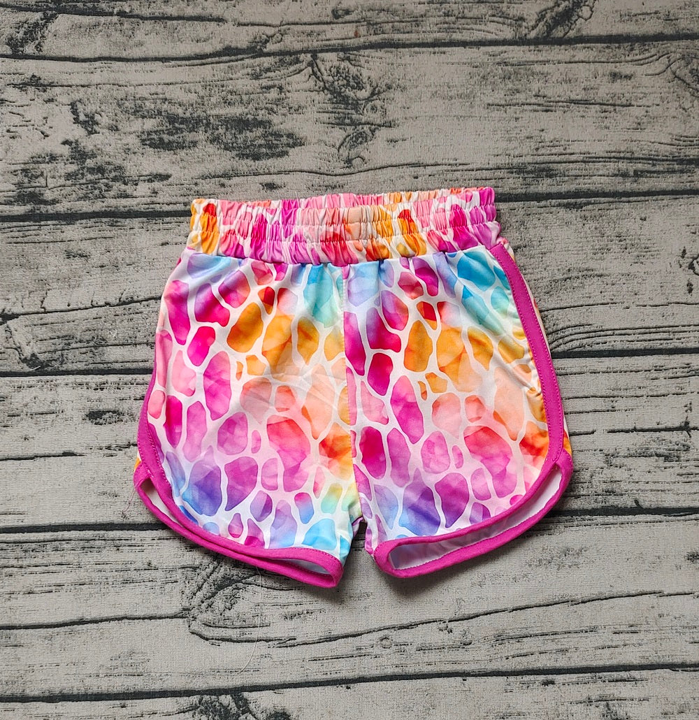 Pre-order Baby Girl Colorful Leopard Summer Shorts