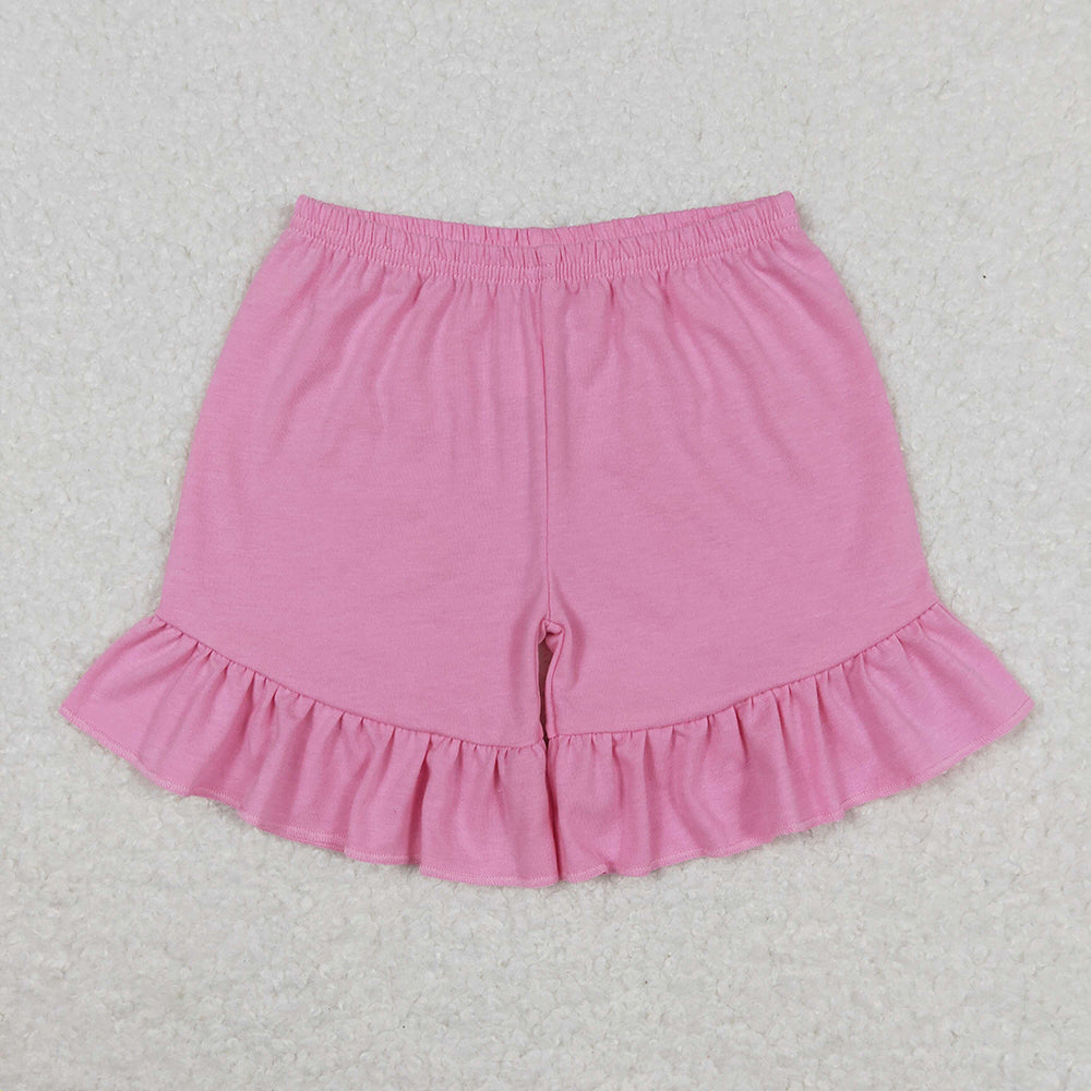 Baby Girl Cotton Ruffle Summer Sibling Shorts RTS