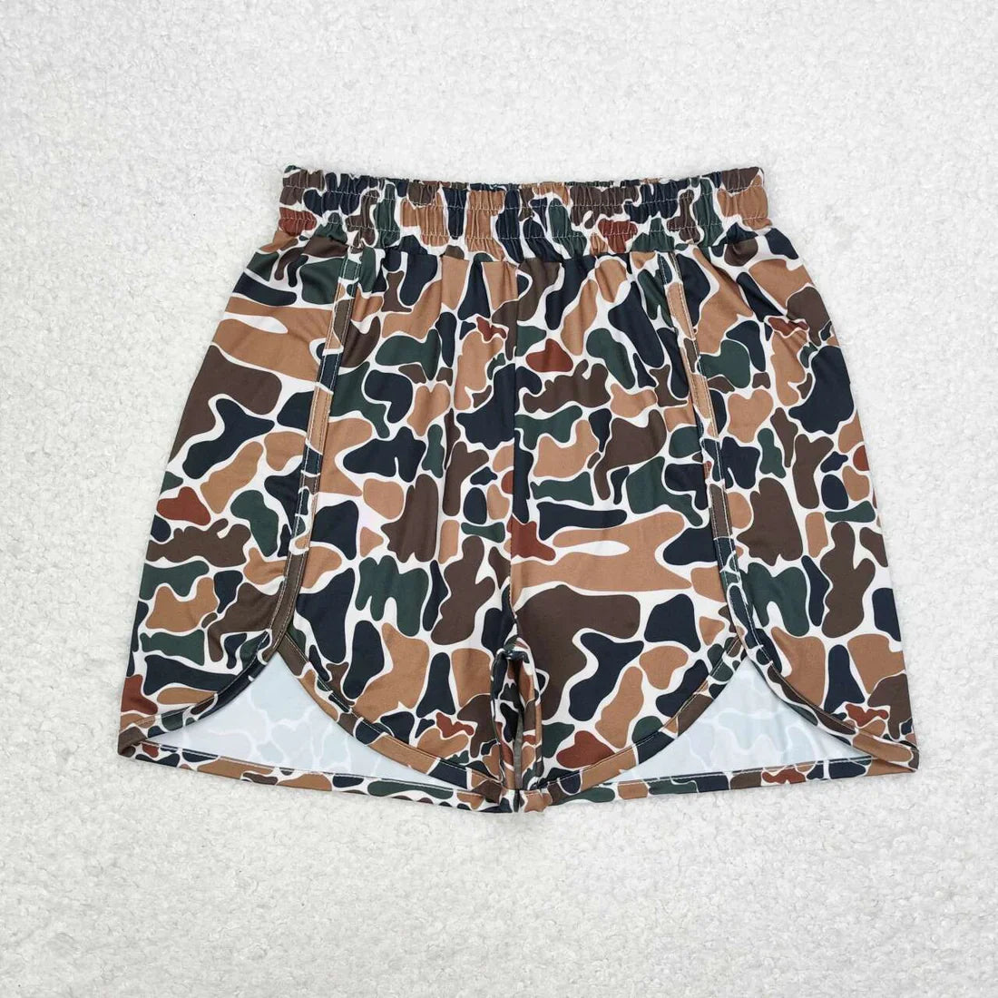 Adult Women Camo Print Summer Shorts