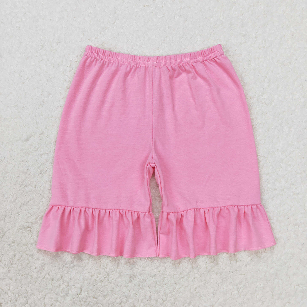 Baby Girl Cotton Ruffle Summer Sibling Shorts RTS