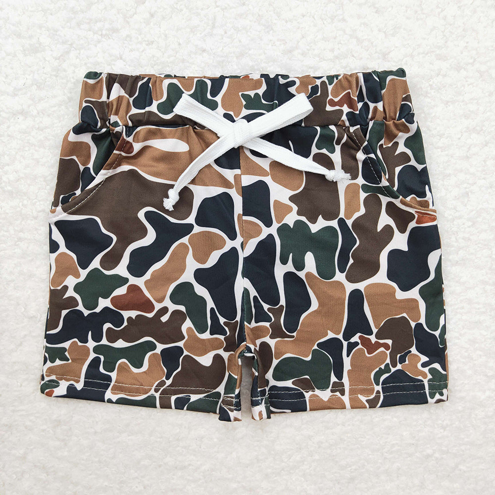 Mommy & Me Baby Boy Girl Adult Women Sibling Family Camo Summer Shorts